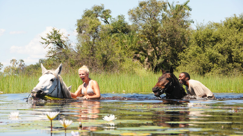 Botswana, Okawango Macatoo - riding safari